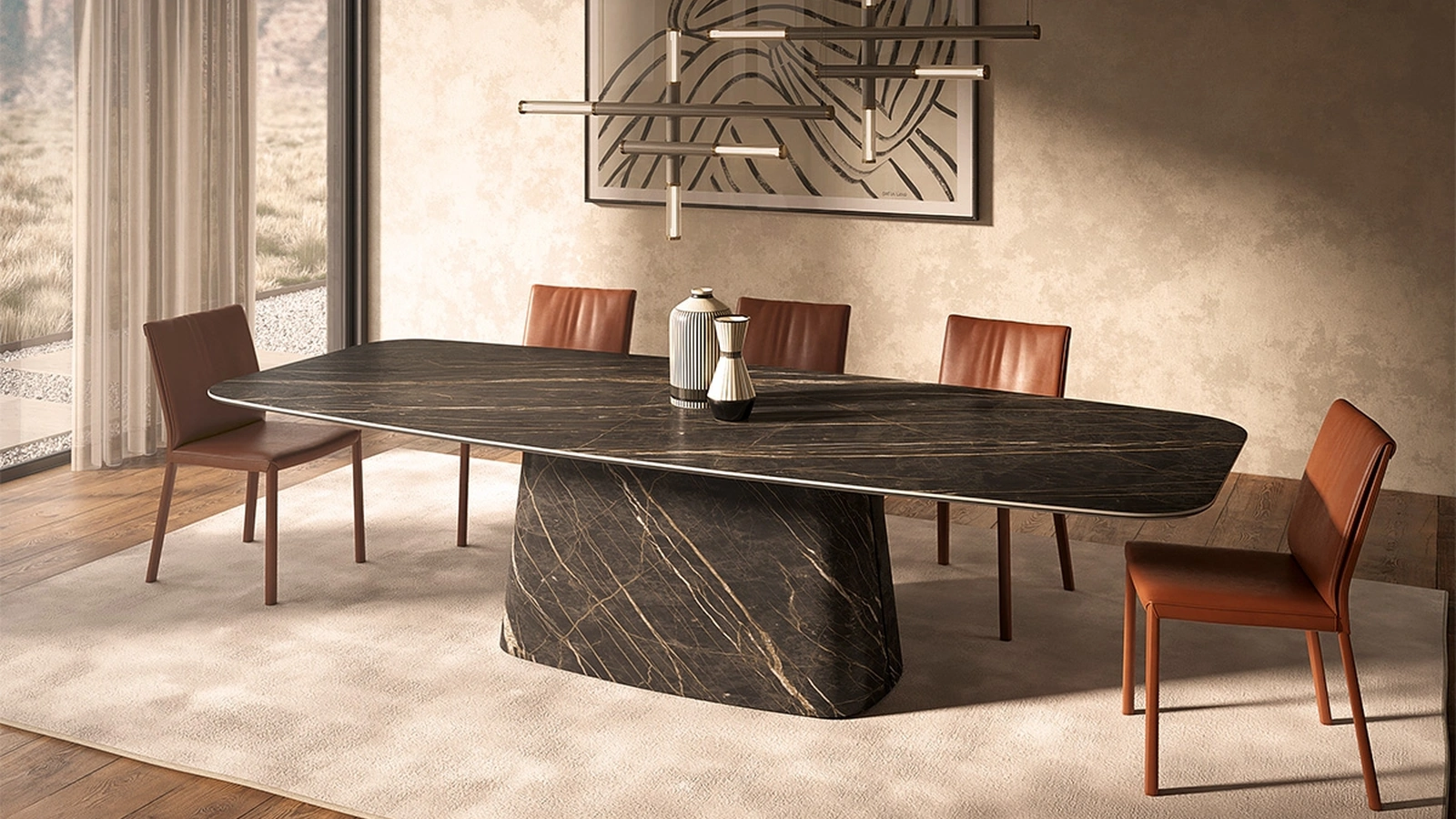 Tavolo Napoleon Keramik di Cattelan Italia