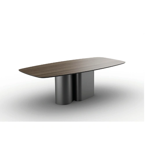 Tavolo Otis con top in Noce di Zamagna