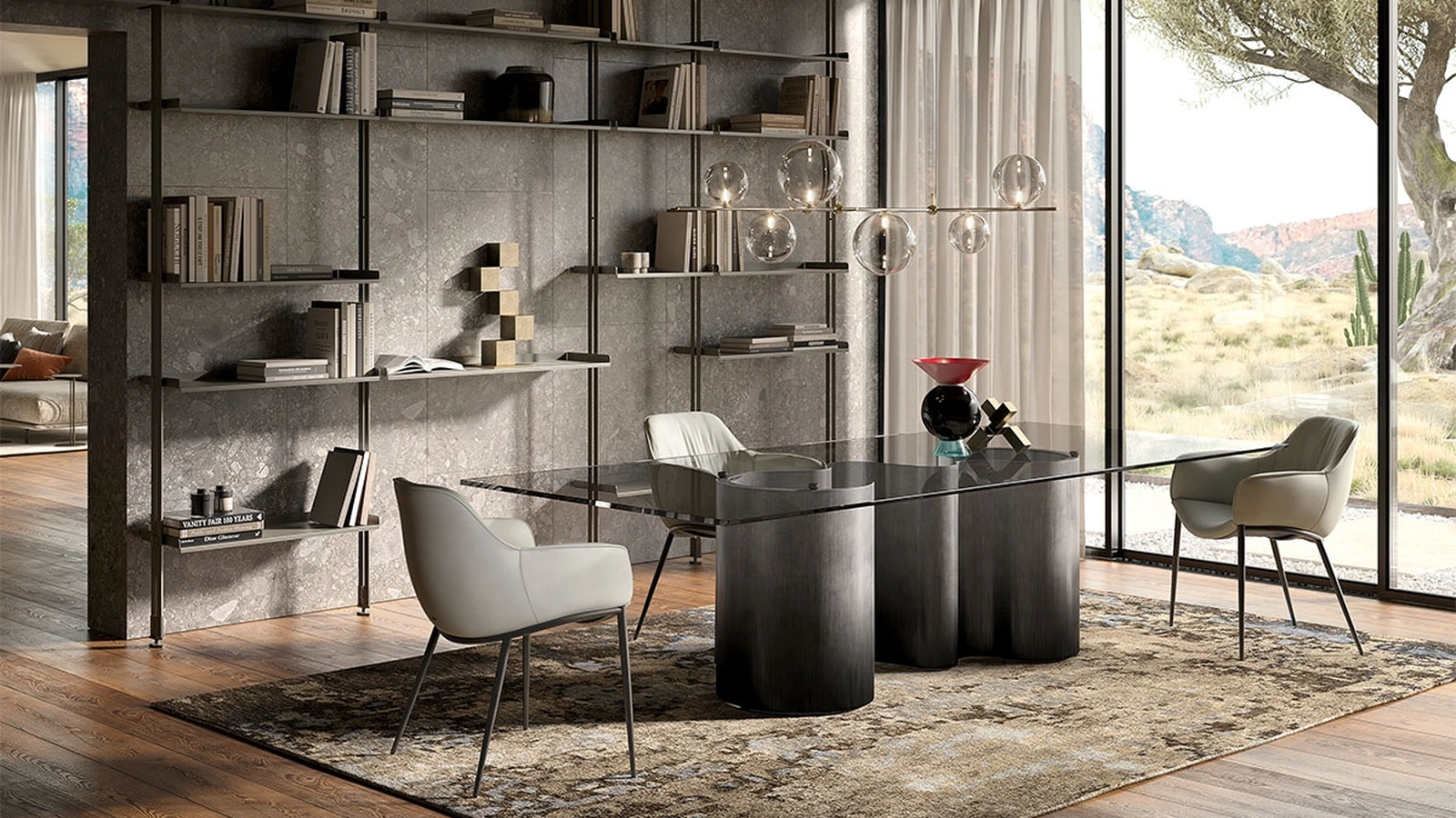 Tavolo Papel Glass di Cattelan Italia