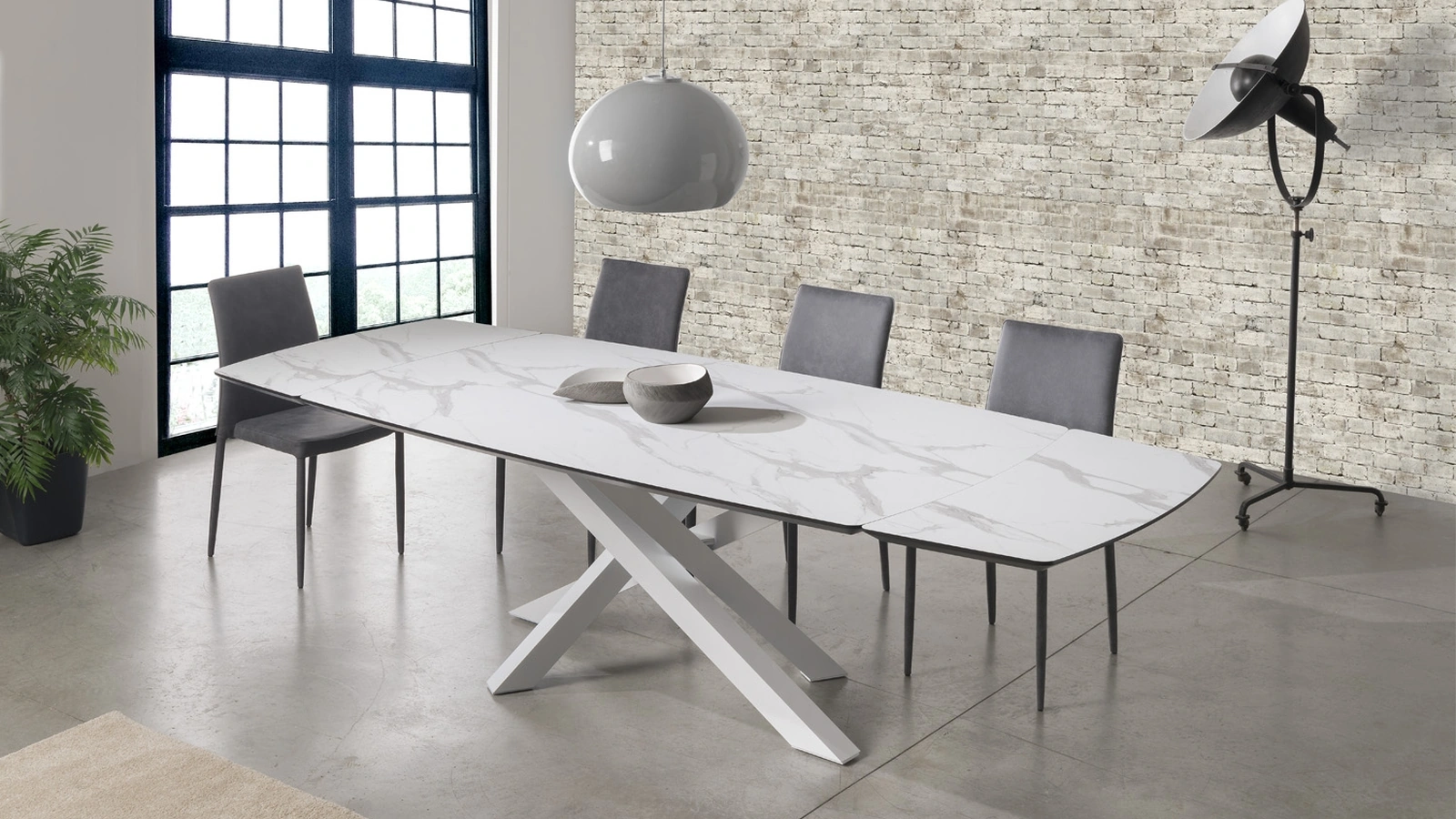 Tavolo Quark Slim Botte di Gipi Le Sedie