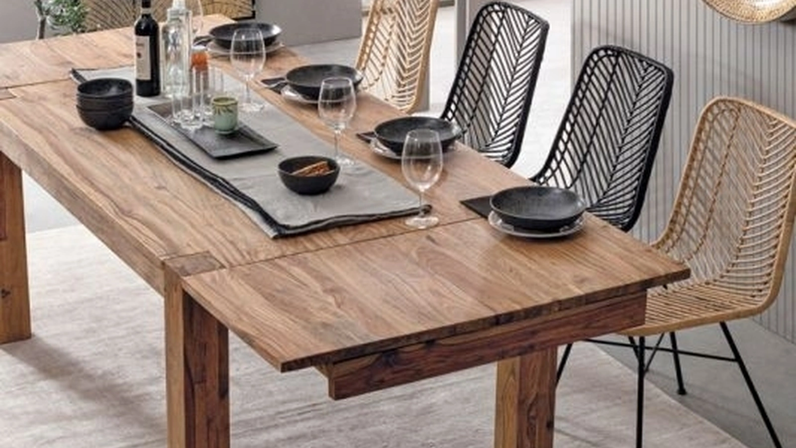 Tavolo allungabile in legno Salford di Bizzotto