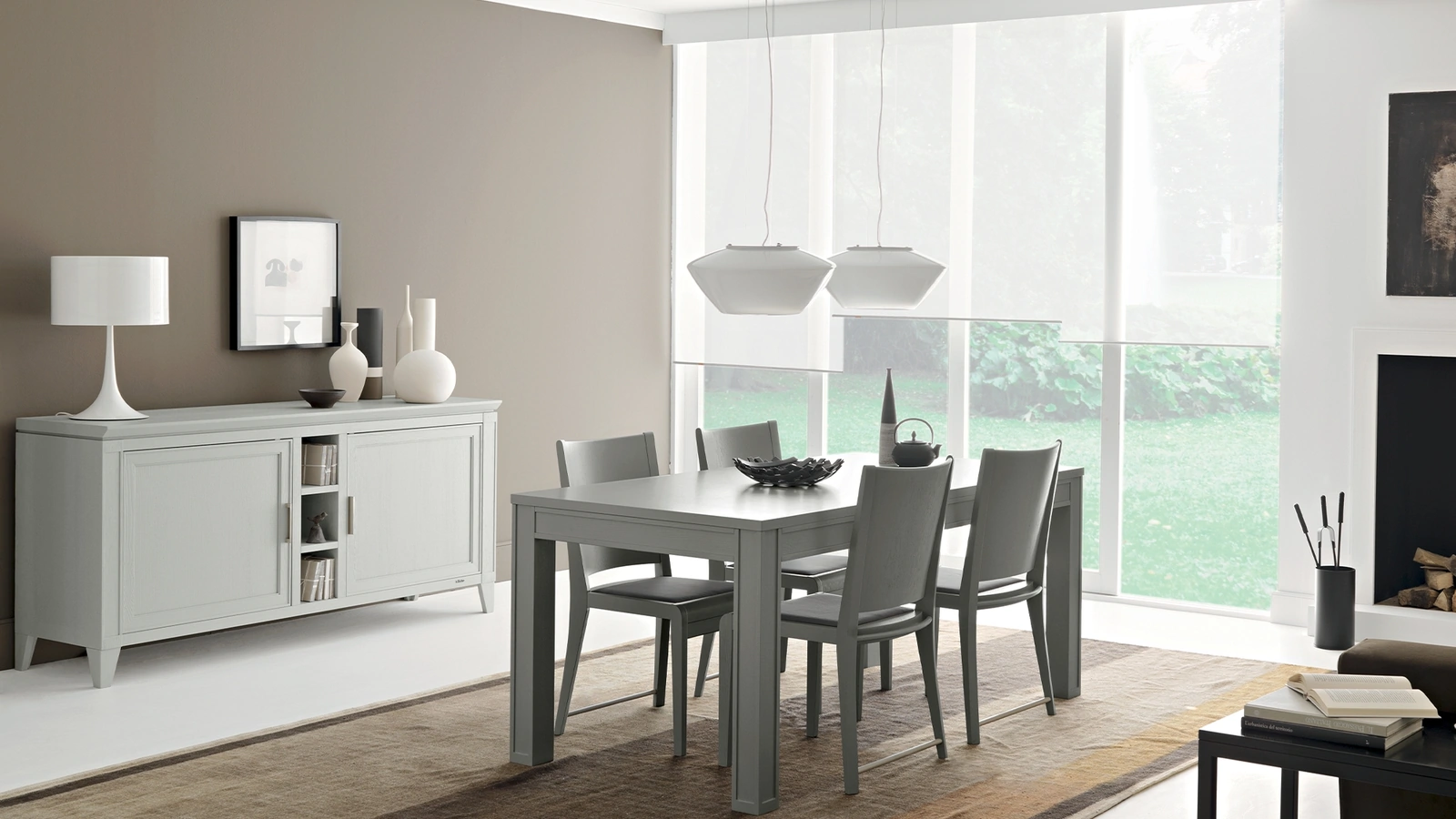 Tavolo in legno laccato Sambuco di Le Fablier