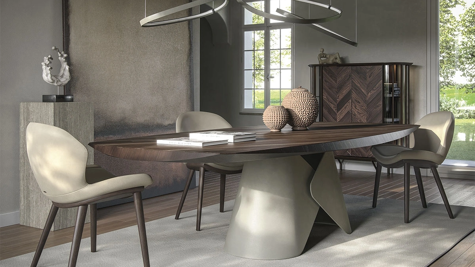 Tavolo Scott Wood di Cattelan Italia