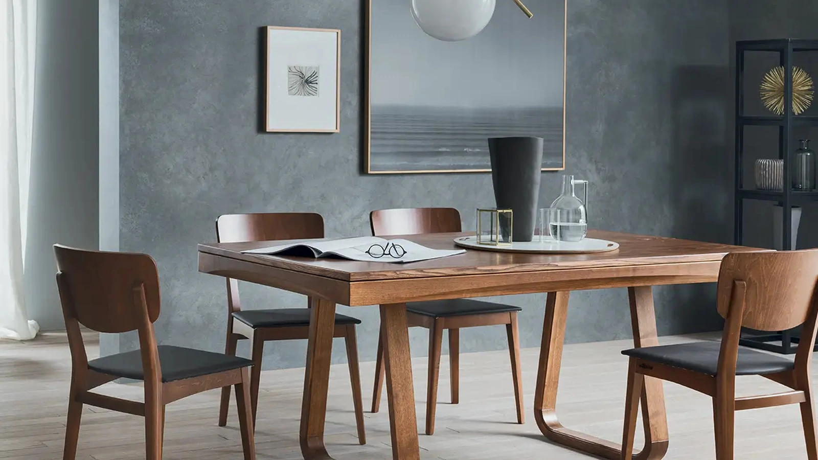 Tavolo rettangolare in legno Tarassaco di Le Fablier