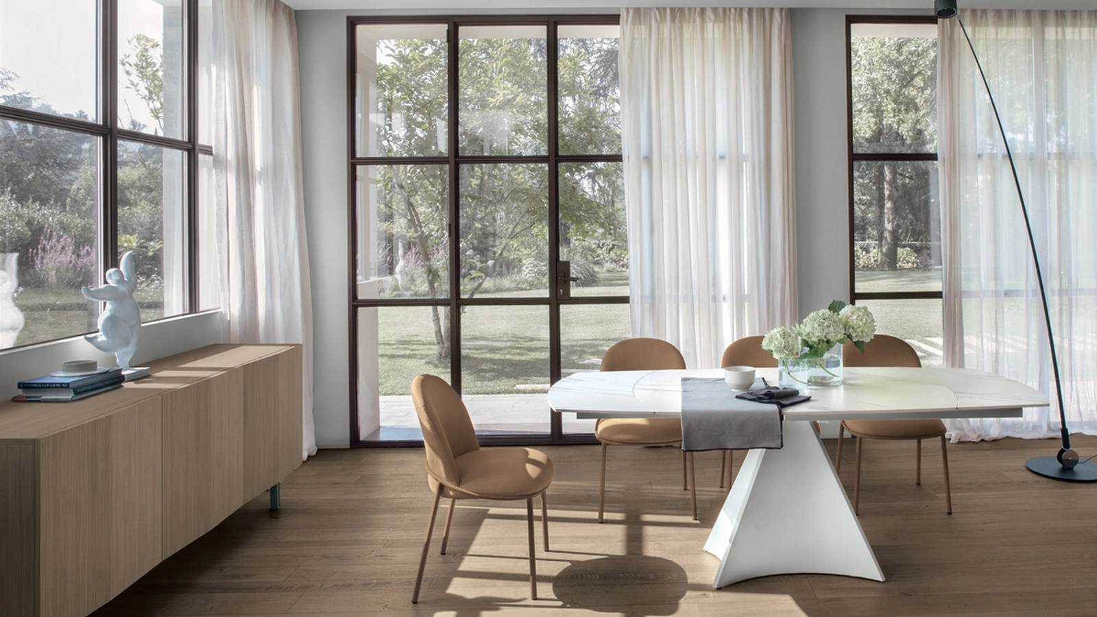 Tavolo allungabile e girevole Tornado di Target Point