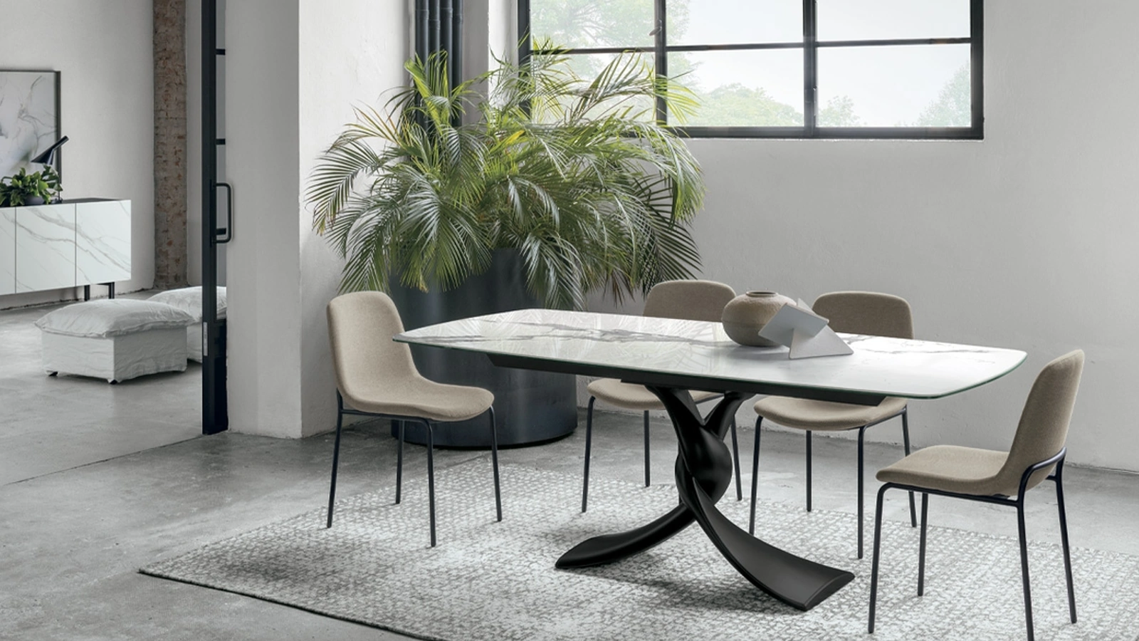 Tavolo allungabile Twist di Target Point