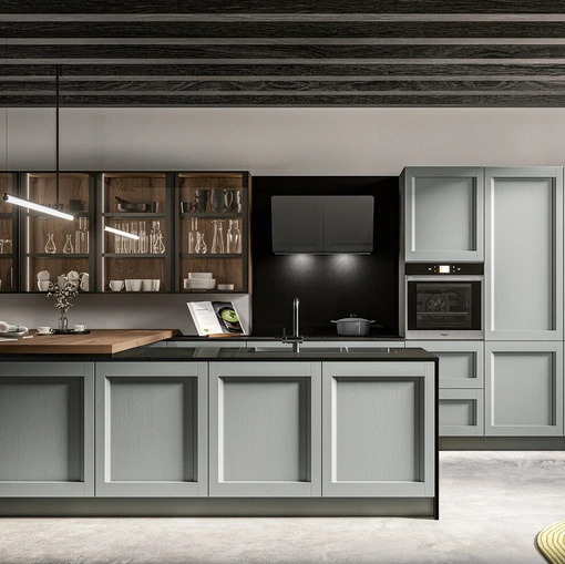 Cucina Moderna con penisola Frida 01 di Arredo3