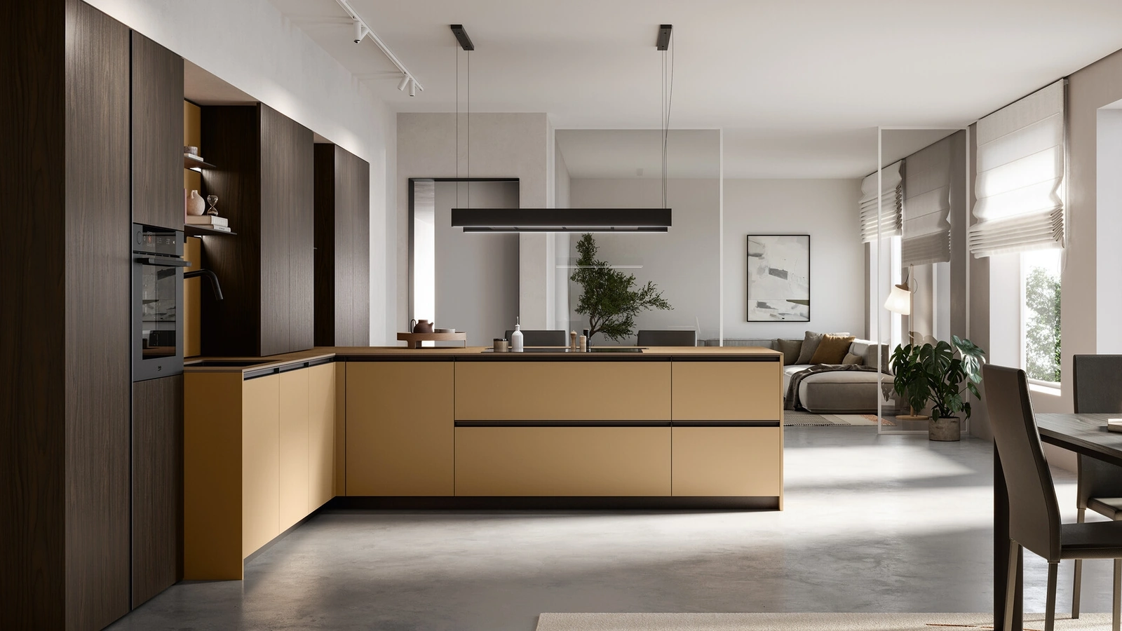 Cucina Moderna con penisola Kalì 10 di Arredo3