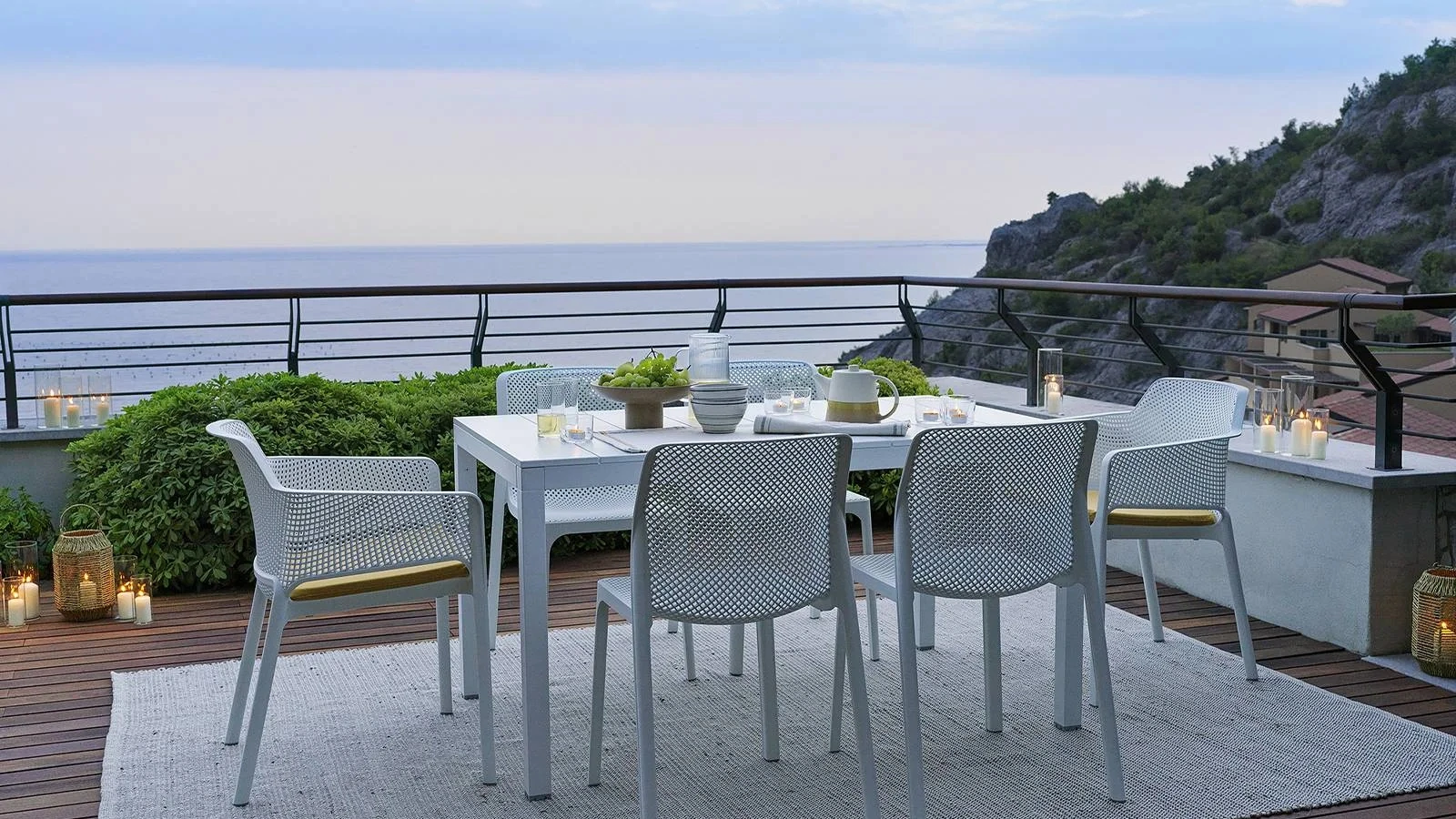 Sedia impilabile per esterni Bit di Nardi