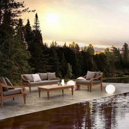 Arredo da esterno in Teak Karuba di Bizzotto