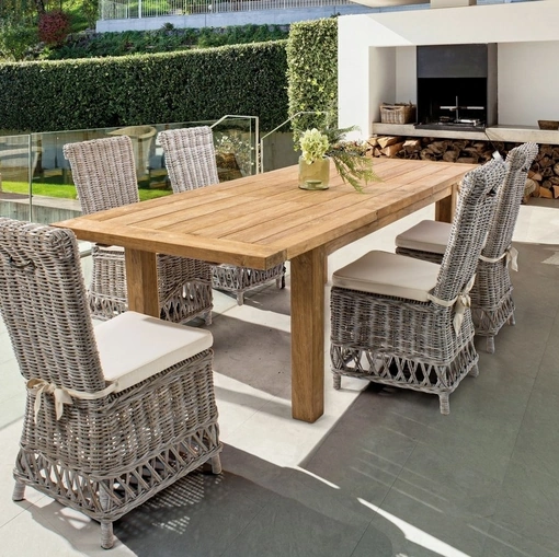 Tavolo in Teak riciclato Bounty di Bizzotto