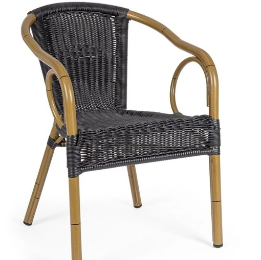 Sedia Cala in fibra sintetica tonda di Bizzotto