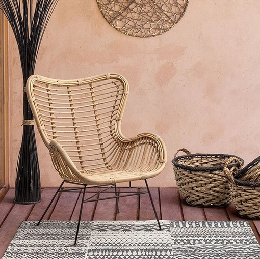 Poltrona in rattan Casilda di Bizzotto