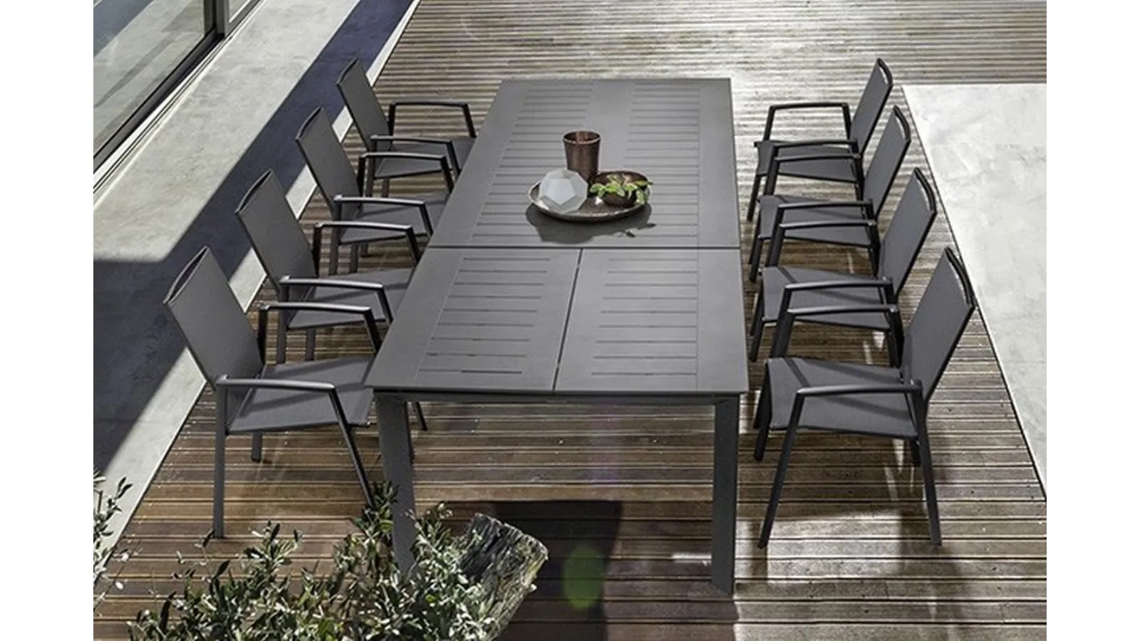 Sedia in textilene e alluminio Cruise di Bizzotto