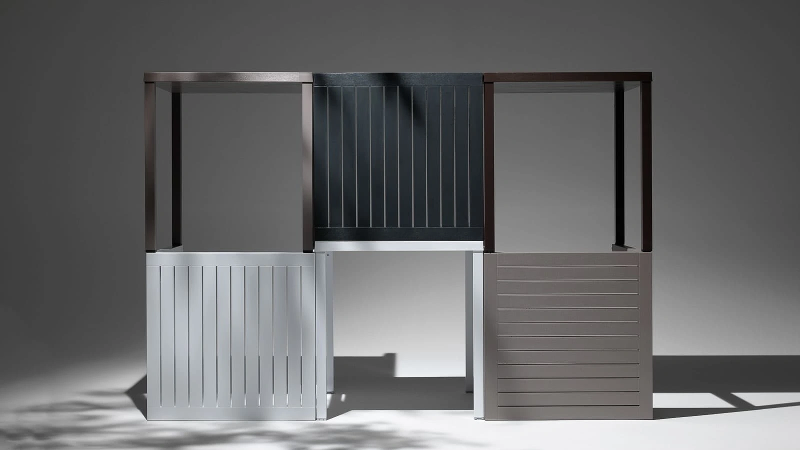 Tavolo quadrato per esterni Cube in polipropilene con struttura in acciaio verniciato di Nardi