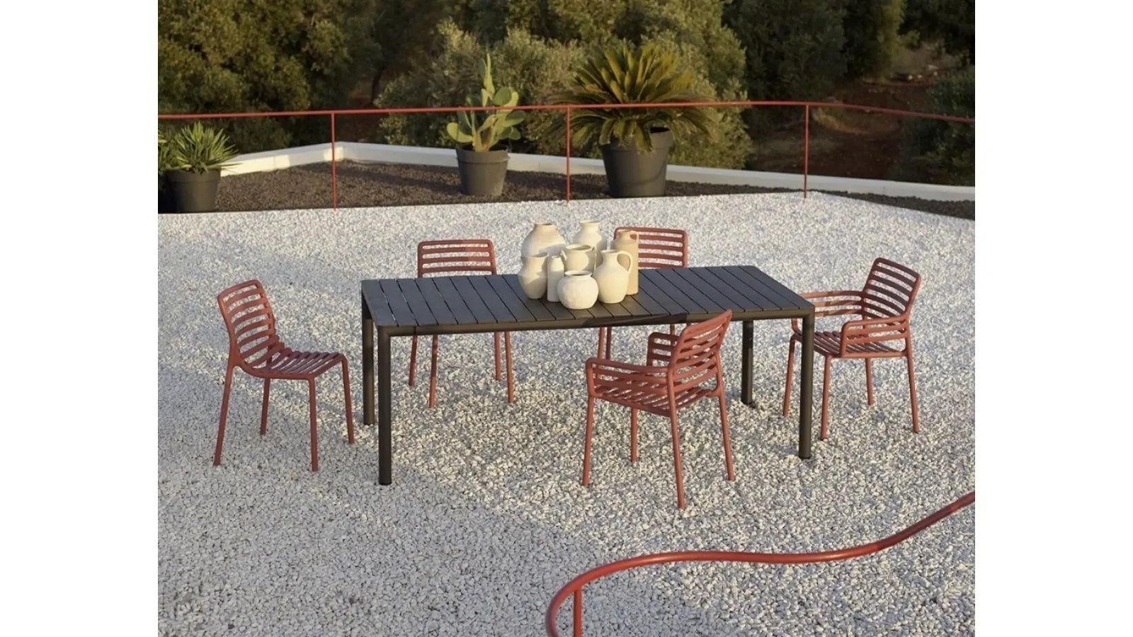 Sedia impilabile per esterni Doga di Nardi