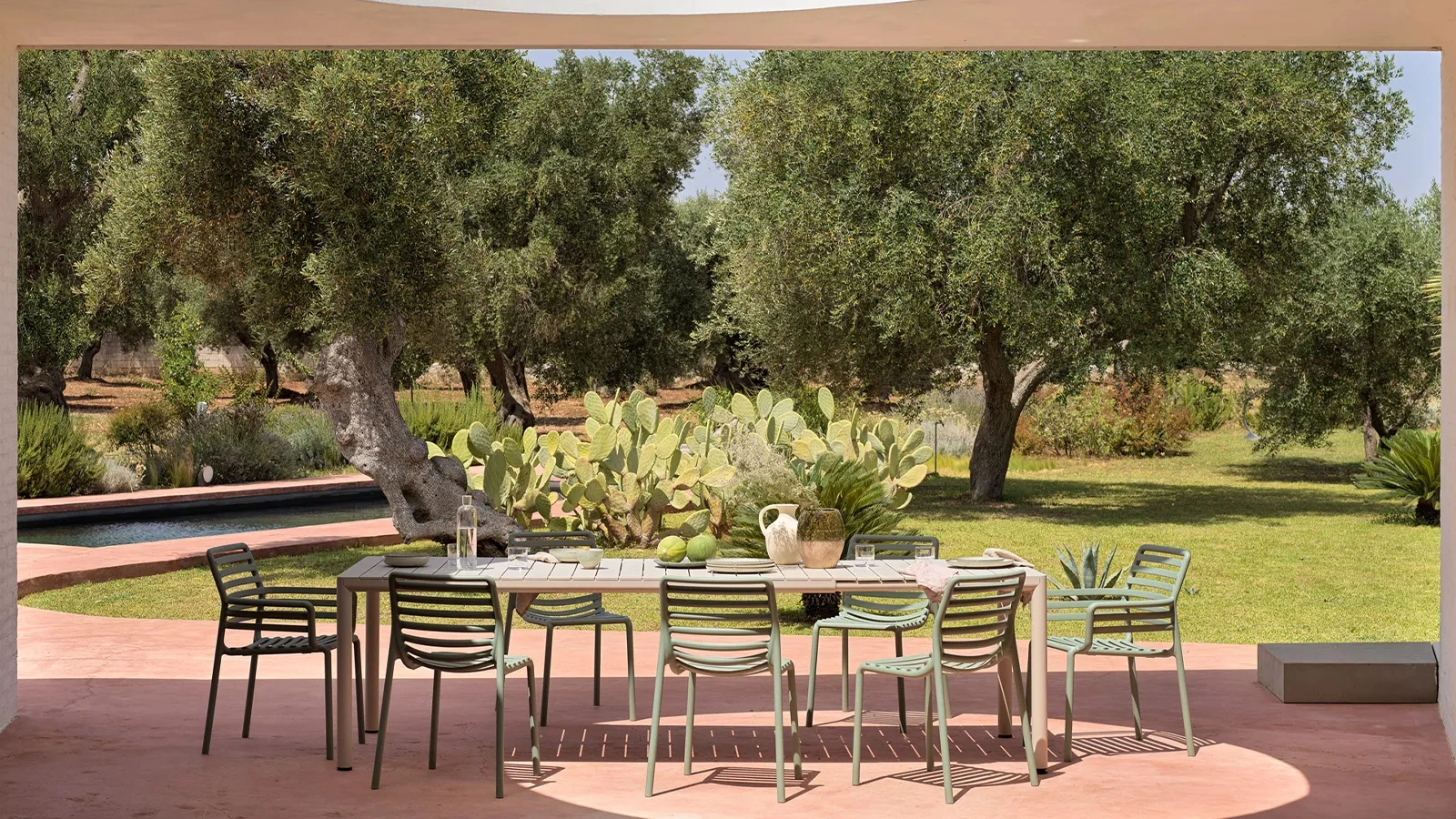 Sedia impilabile per esterni Doga di Nardi