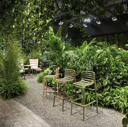 Sgabello da esterno Doga di Nardi