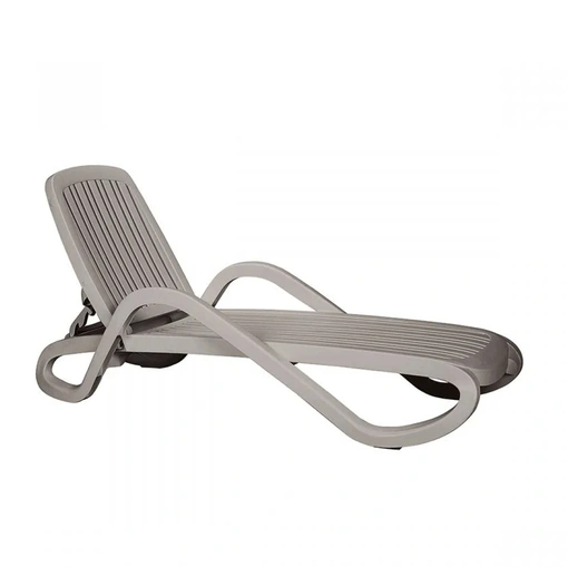 Lettino Prendisole impilabile con schienale regolabile in quattro diverse posizioni Eden di Nardi