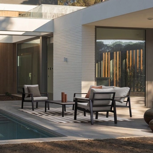 Arredo da esterno Elna in alluminio e tessuto di Bizzotto