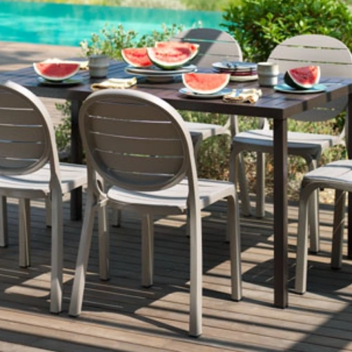 Sedia per esterno in polipropilene Erica di Nardi