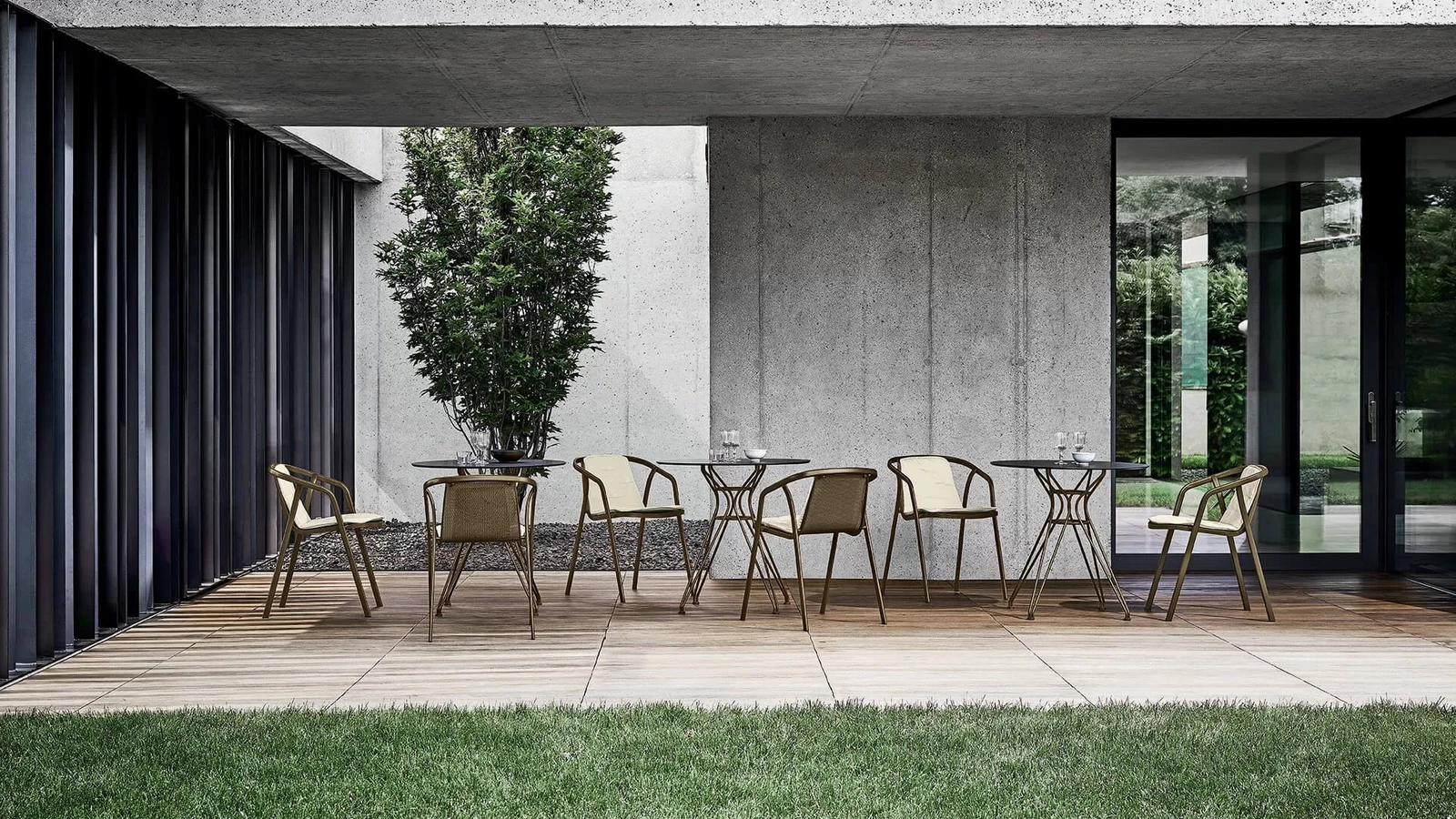 Sedie da giardino Ines Outdoor di Bontempi