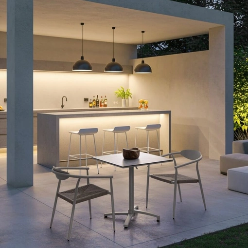 Sedia Linares in alluminio di Bizzotto