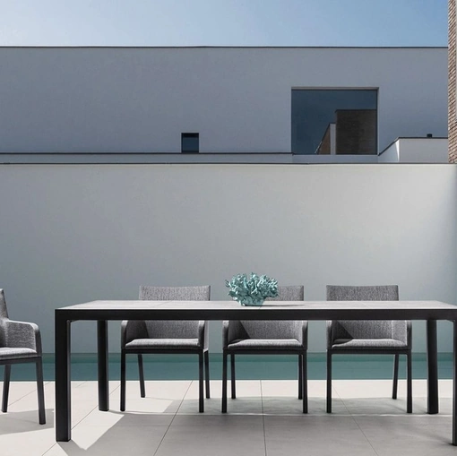 Tavolo con piano in ceramica Mason di Bizzotto