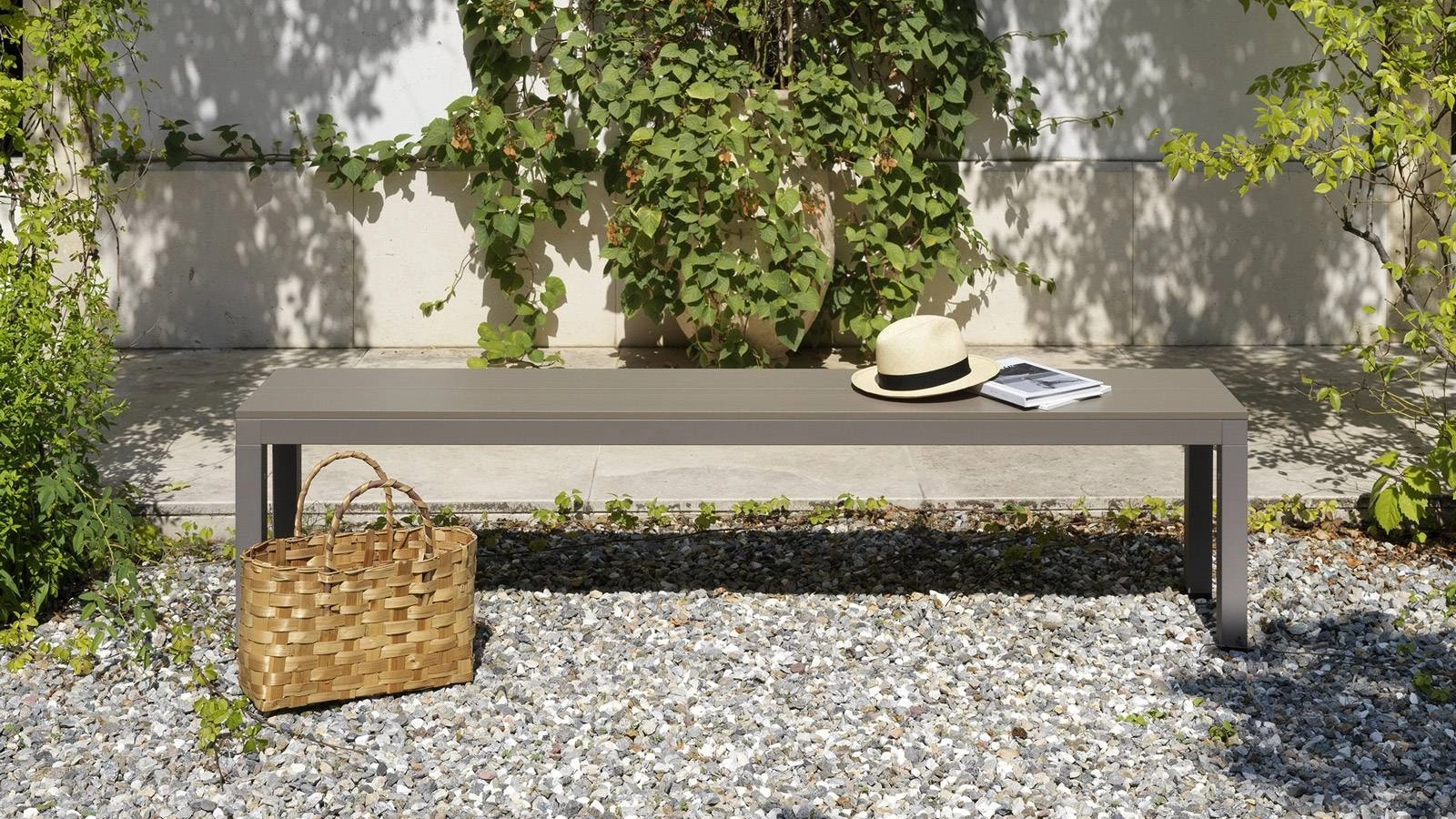 Panca per esterni in alluminio verniciato Rio Bench Alu di Nardi