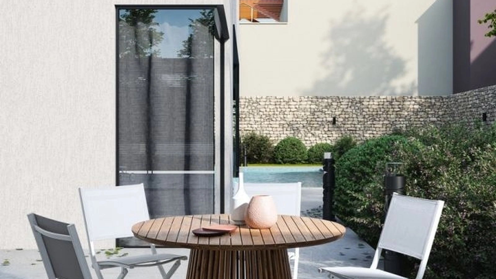 Tavolo rotondo in legno Rodano di Bizzotto