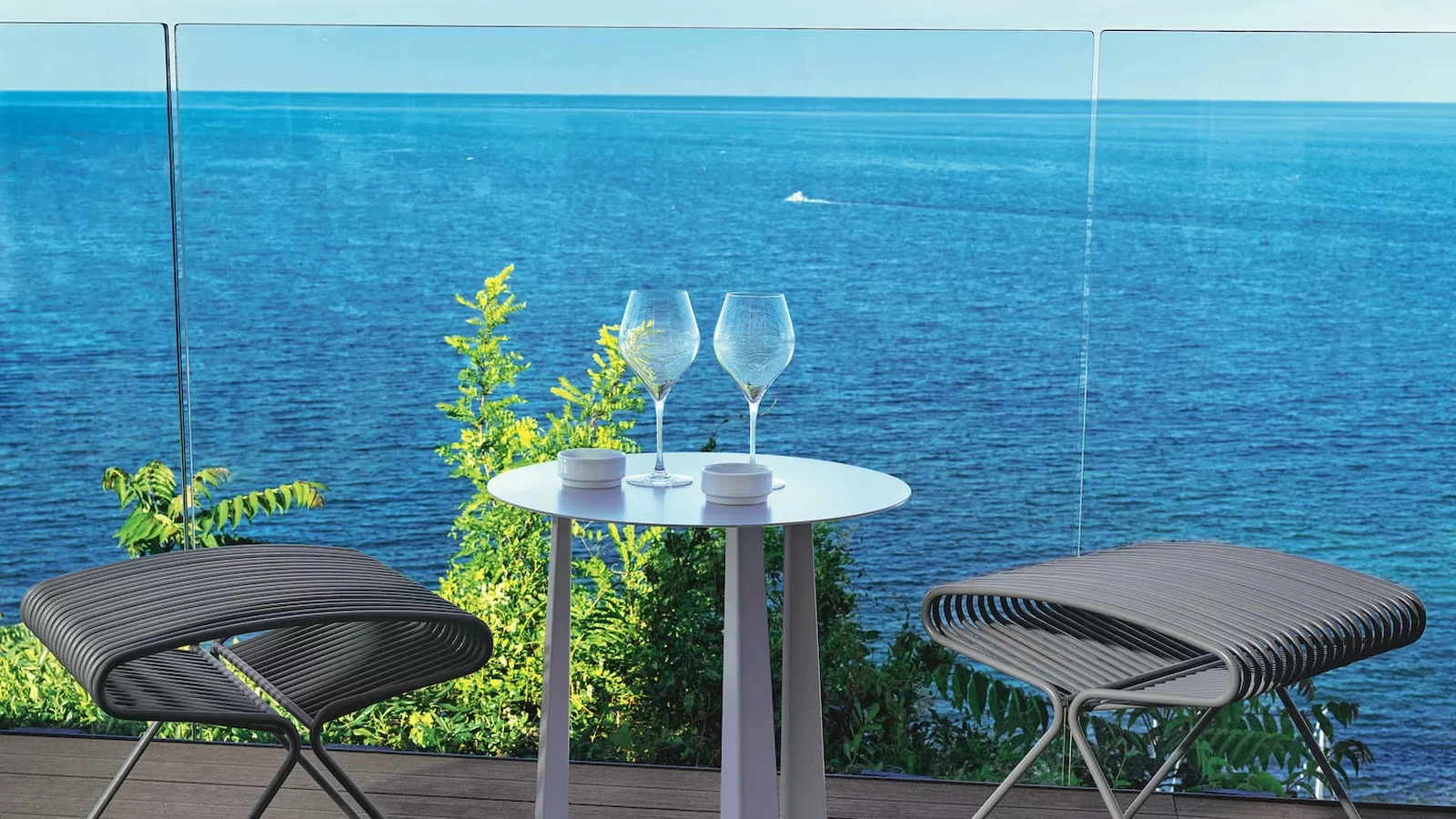 Tavolino da giardino Tao Outdoor in acciaio laccato di Bontempi