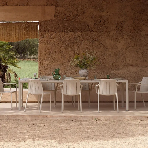 Tavolo da esterno allungabile Tevere 210 Extensible di Nardi