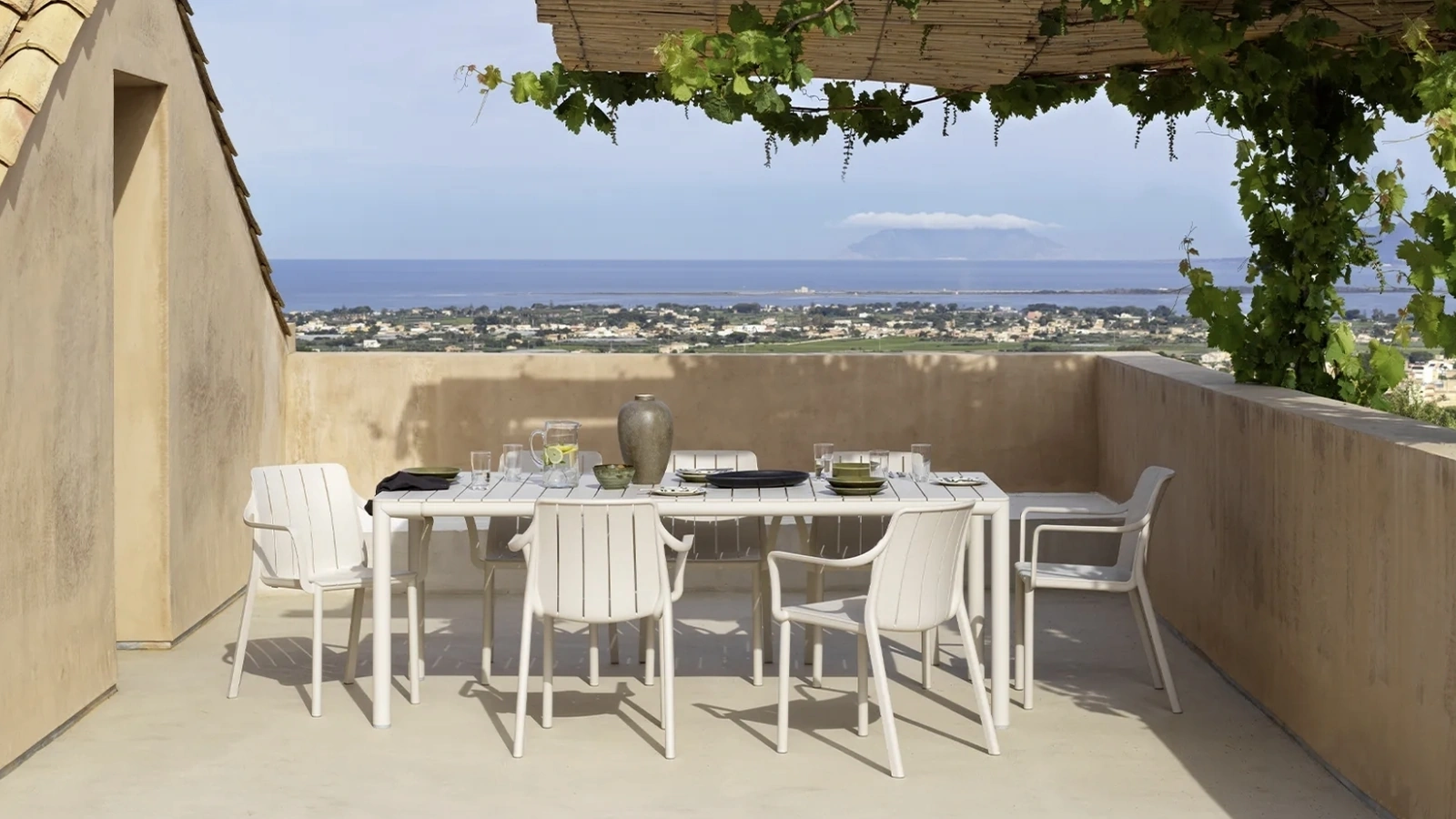 Tavolo da esterno allungabile Tevere 210 Extensible di Nardi