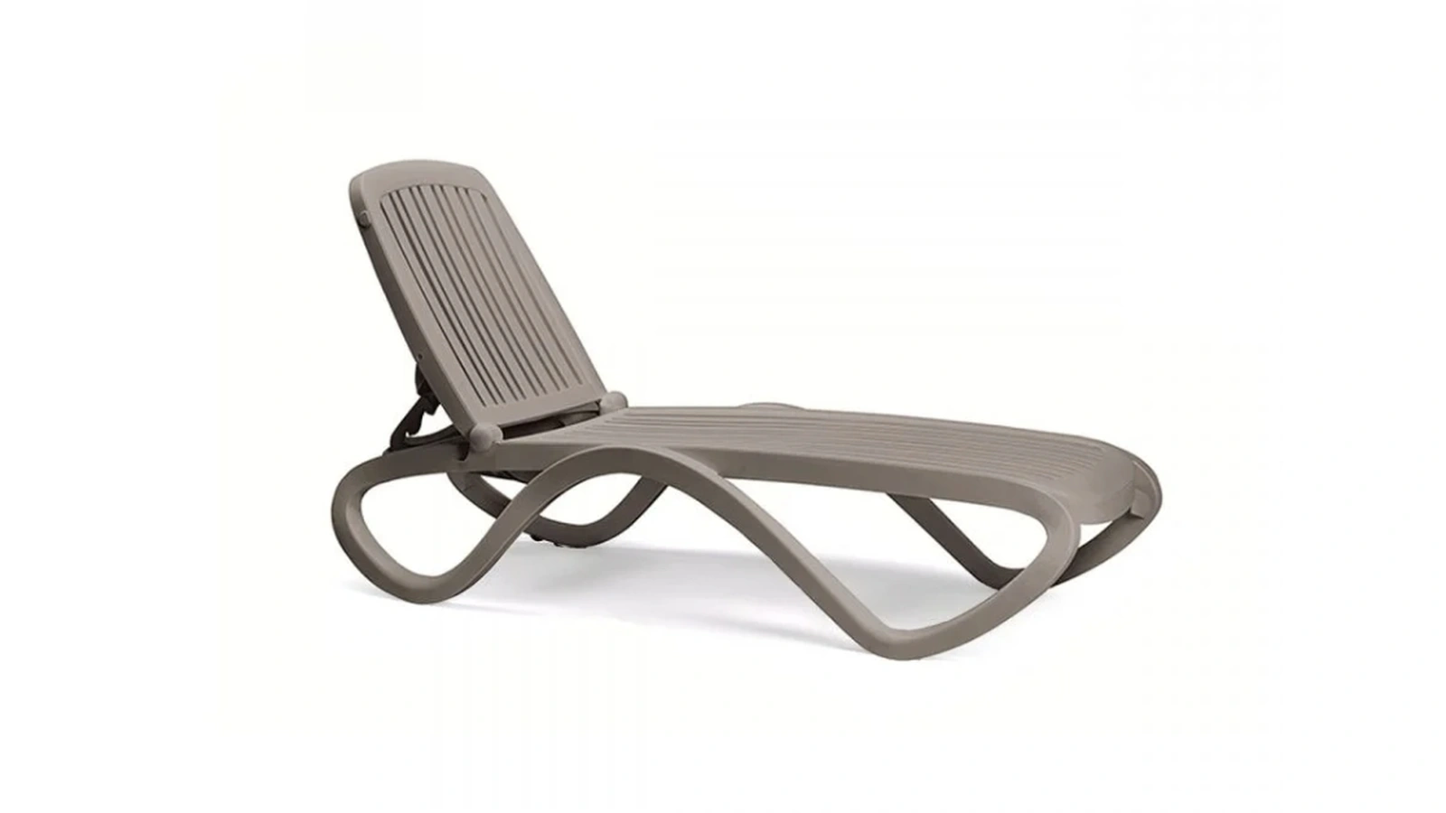 Lettino Prendisole impilabile in polipropilene Tropico di Nardi