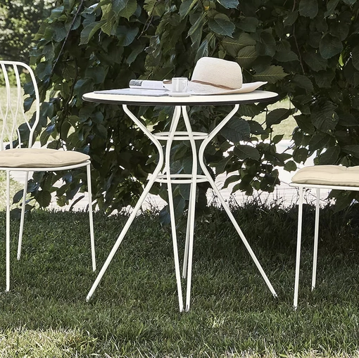 Tavolo da giardino Vincent Basso Outdoor in acciaio laccato di Bontempi