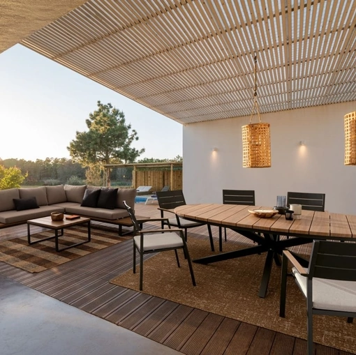 Tavolo e Sedie Zelmar in alluminio di Bizzotto