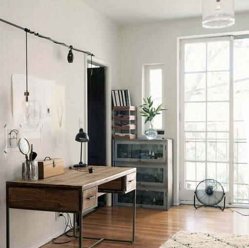 Scrivania operativa in legno Elmer di Bizzotto