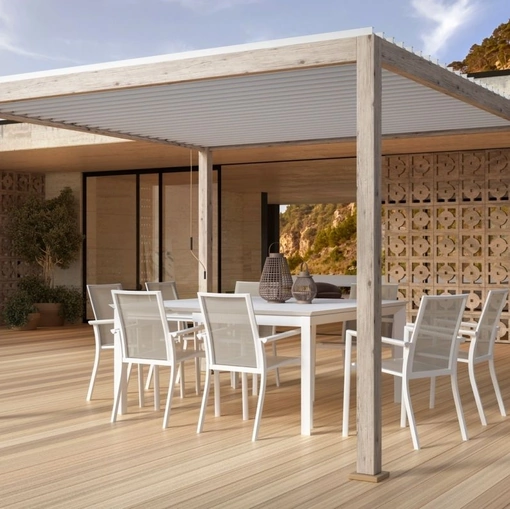 Pergola Ocean Rustic Bianco di Bizzotto