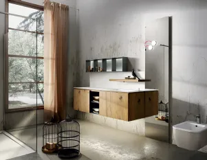 Mobile Bagno Sospeso in Rovere Nodato