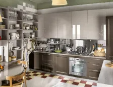 Cucina in Rovere Laccato Lucido